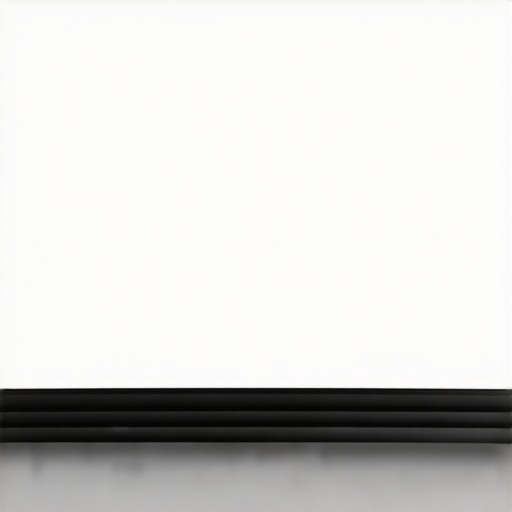 Uniform weights attached to the bottom bar of a projector screen to fix edge curling.