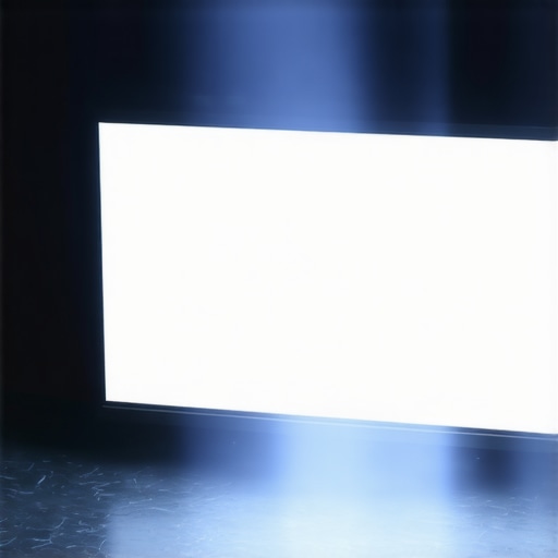 Visualizing Mini LED Blooming in Dark Rooms Comparison of a bright object against a black background showing light bleed or blooming on a display