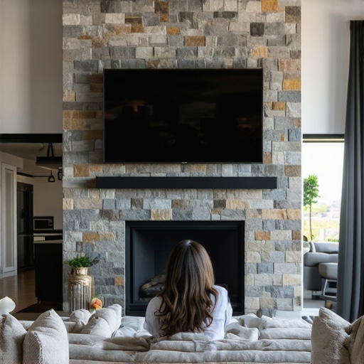 What happens when you mount a TV too high over a fireplace